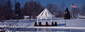 winter gazebo