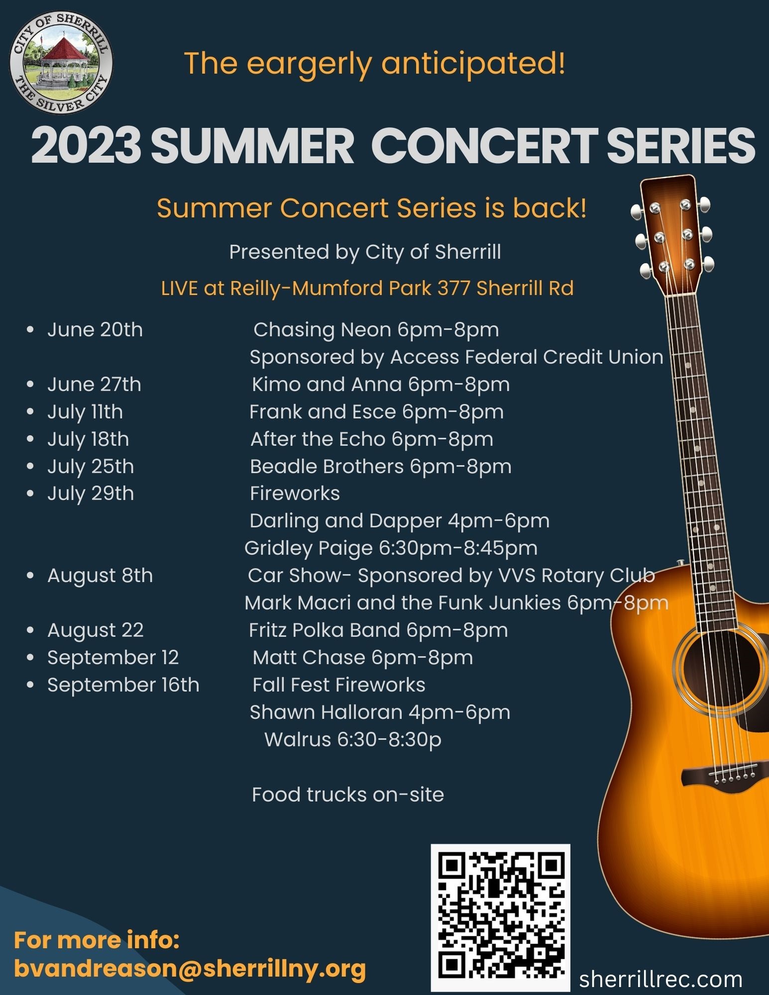 Blue Green Creative Summer Concert Flyer (2) City of Sherrill